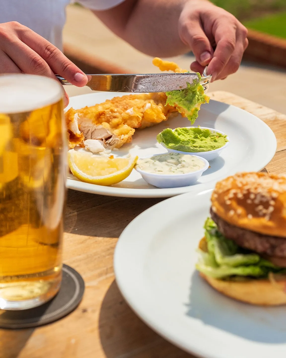 Food and drink at the Padel Café